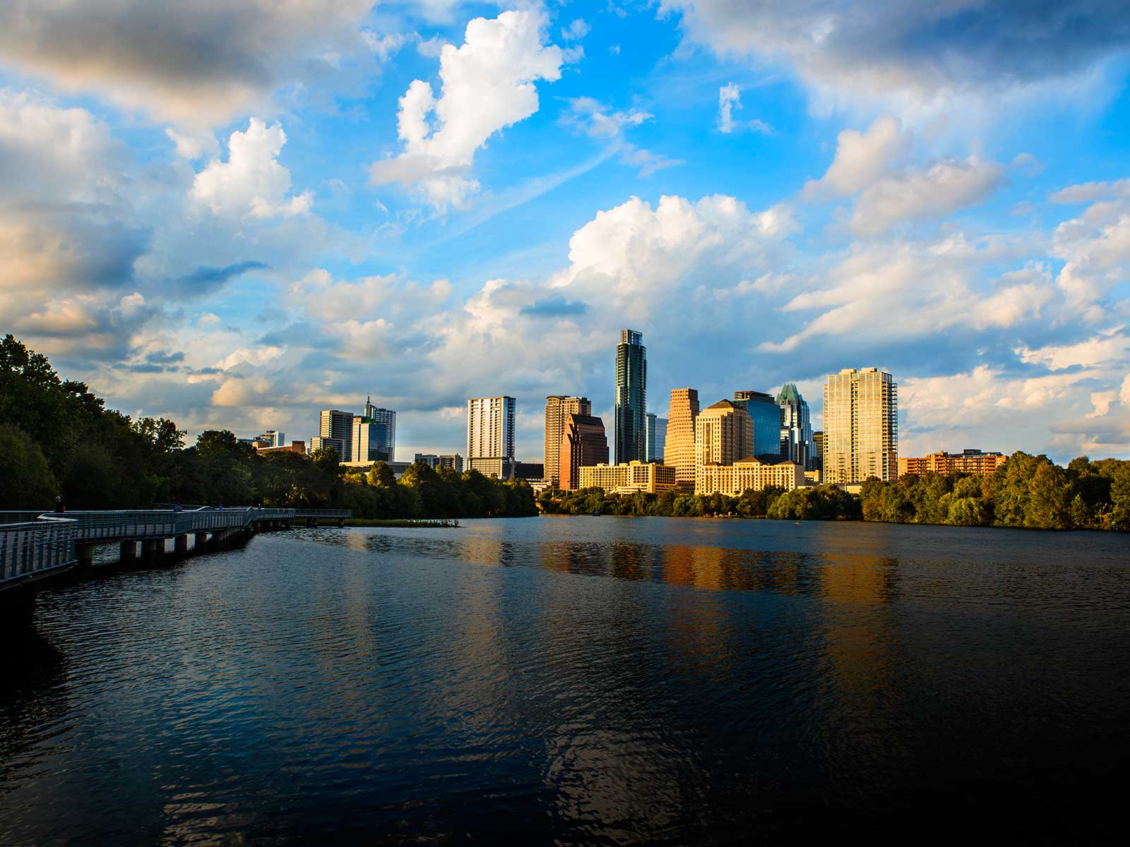Austin skyline at dusk